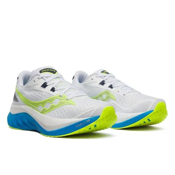 NEW SAUCONY men's endorphin speed 4 shoes in white