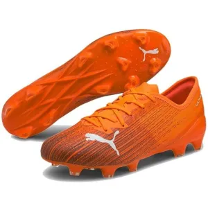 NEW Size 11.5 Mens Puma Ultra 2.1 FG/AG Orange Football Cleat Shoes 106080-01