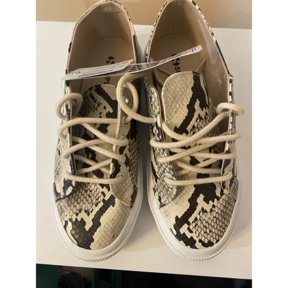 New Superga Snakeskin Sneakers 6.5