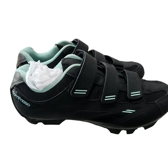NEW Tammaso Cycling W. Terra 100 in Black / Teal Sz 10.5