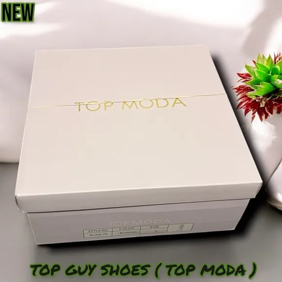 New TOP GUY Shoes ( TOP MODA ) Alias Western Boot Blush Pu