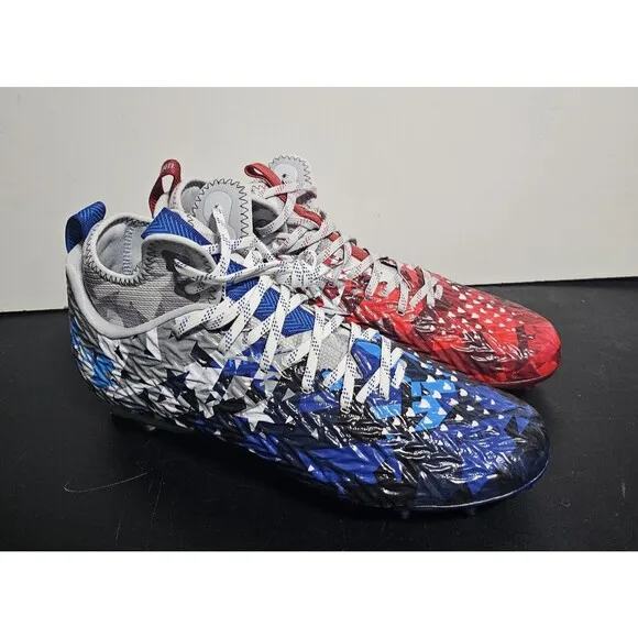 New Under Armour UA Spotlight Clone MC LE USA Football Cleats Men's Size 11