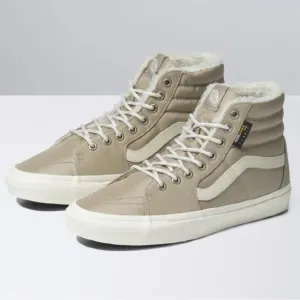 NEW Vans Sk8-Hi Cordura Sherpa Walnut/Marshmallow High-Top Shoes Men’s Size 9