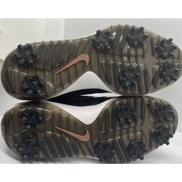 New Women’s Nike Roshe G Tour Golf‎ Cleats Shoes Black Bronze AR5582-001 Sz 8