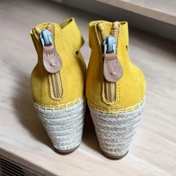 NEW Yellow Gentle Souls Wedge Sandals