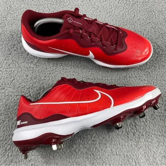 NEW NIKE ALPHA Huarache Varsity 4 Metal Baseball Cleats Mens 10 Athletic Sneaker