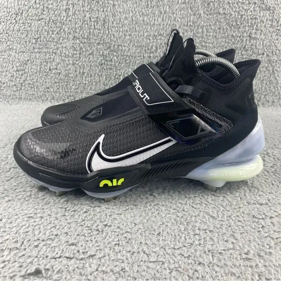 NEW NIKE FORCE Air Zoom Trout 8 Elite Baseball Cleats Mens 9 Shoes Game Black‎