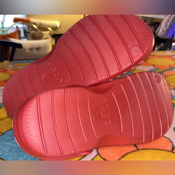 NFL 49ers Foco Clogs With Back Strap Size 13/14 XL Old Style
