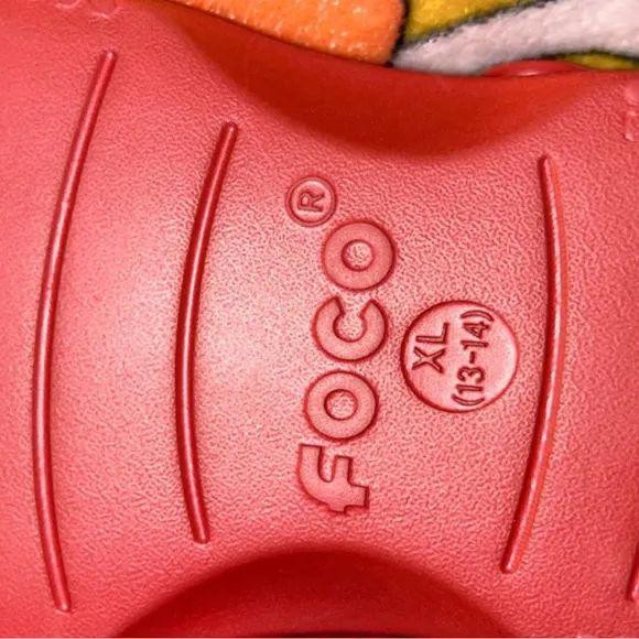NFL 49ers Foco Clogs With Back Strap Size 13/14 XL Old Style