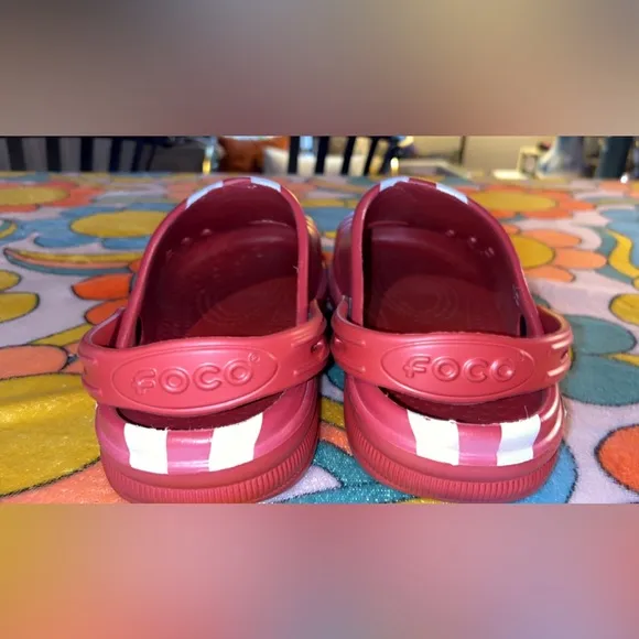 NFL 49ers Foco Clogs With Back Strap Size 13/14 XL Old Style