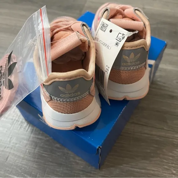NIB Adidas Originals Nite Joggers El 1 Pink Shoes Toddler Size 7
