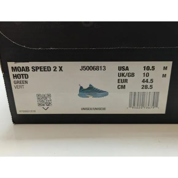 NIB Mens Merrell Moab Speed 2 X HOTD Green House of the Dragon Shoes Size 10.5
