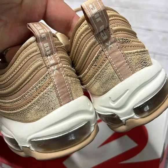 *NIB Nike Air Max 97 Gold Sneakers Tennis Shoes