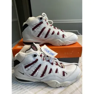 NIB - Nike Air Web Lite 171048-101 White Black Red Women’s Mid Sneakers Size 9