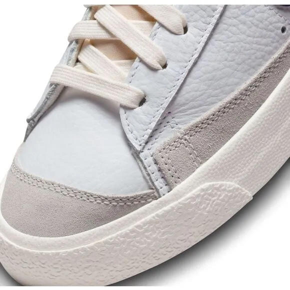 NIB Nike Blazer Mid 77 (Mens Size‎ 9) Shoes FN6877 100 White Washed Denim