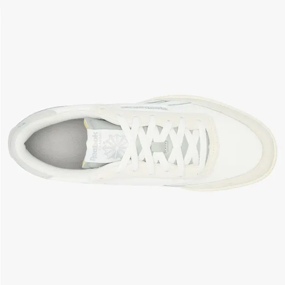 NIB Reebok Club C Revenge Unisex Tennis Shoes 👟 Grey &amp; Chalk size 6.5 EUR 38.5