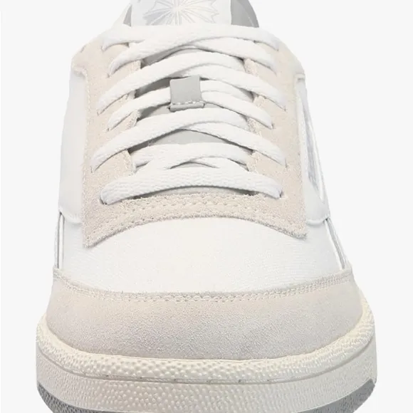 NIB Reebok Club C Revenge Unisex Tennis Shoes 👟 Grey &amp; Chalk size 6.5 EUR 38.5