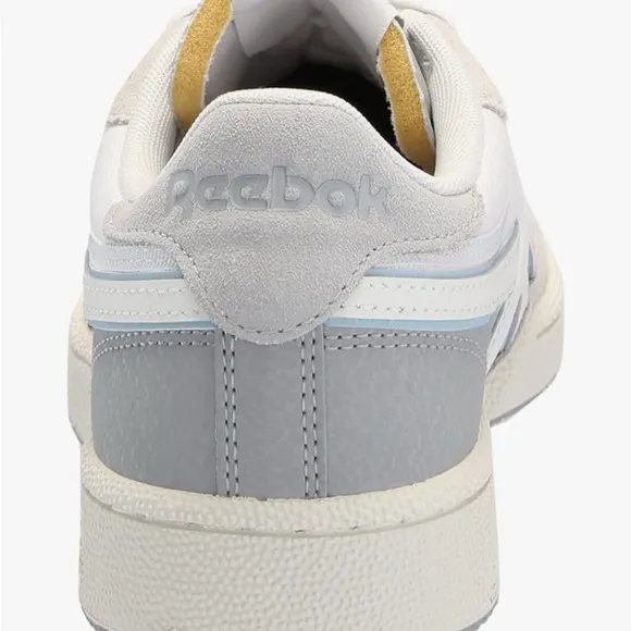 NIB Reebok Club C Revenge Unisex Tennis Shoes 👟 Grey &amp; Chalk size 6.5 EUR 38.5