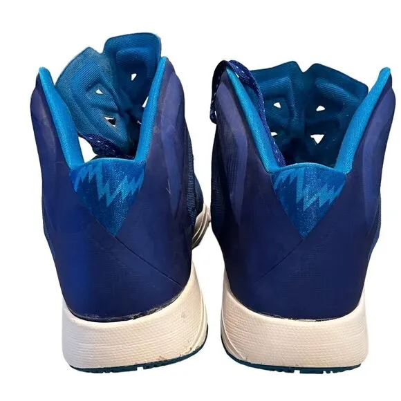 NIKE 2013 Blue Hyperquickness Zoom Mid Top Basketball Shoes 616865-400