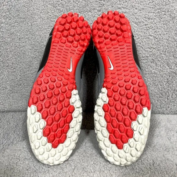 Nike 5 Bomba Mens Size 13 Soccer Football Shoes Black Gray Red 415130-003