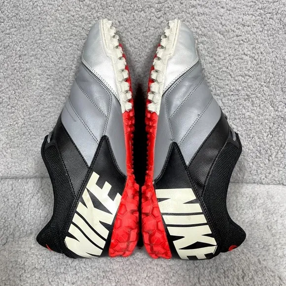 Nike 5 Bomba Mens Size 13 Soccer Football Shoes Black Gray Red 415130-003
