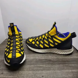 Nike ACG React Terra Gobe K2 LDV Mens Size 12 Shoes Yellow Black Blue Sneakers