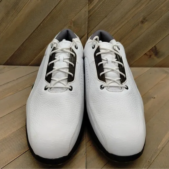 Nike Advance Carbon Fiber Golf Shoes Mens Size 13 White Golf Cleats Outdoors