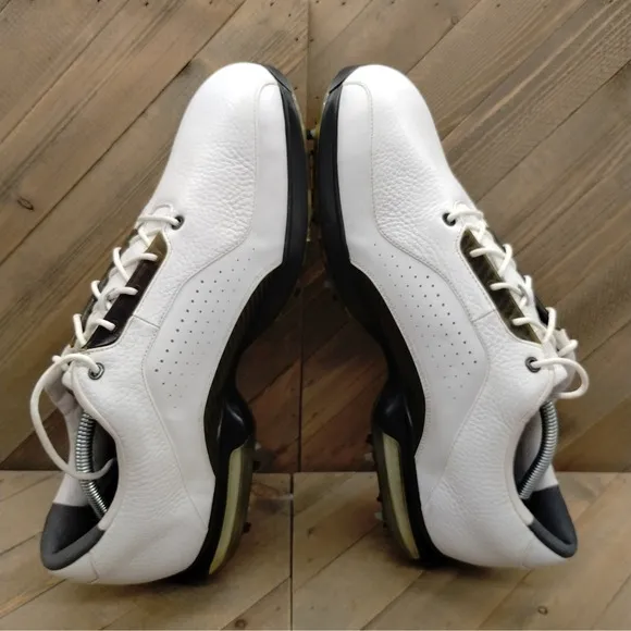 Nike Advance Carbon Fiber Golf Shoes Mens Size 13 White Golf Cleats Outdoors