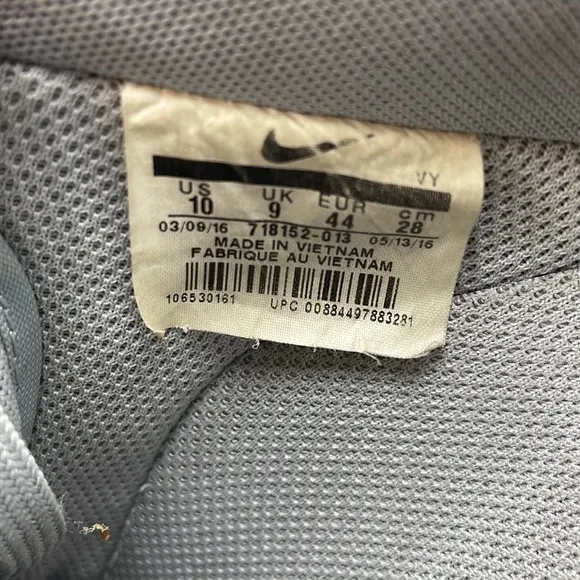 Nike AF1 Low ‘07 LV8 Metallic Silver Men’s Sz 10