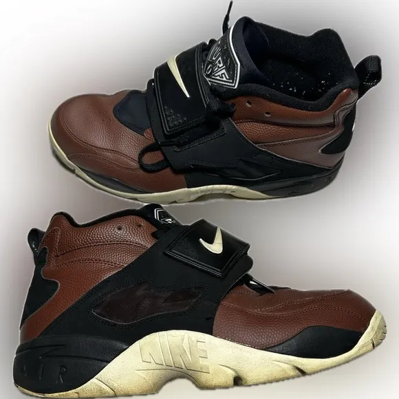 Nike Air Diamond Turf Deon Sanders Men’s Size 12 Brown Black
