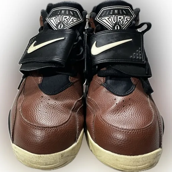 Nike Air Diamond Turf Deon Sanders Men’s Size 12 Brown Black