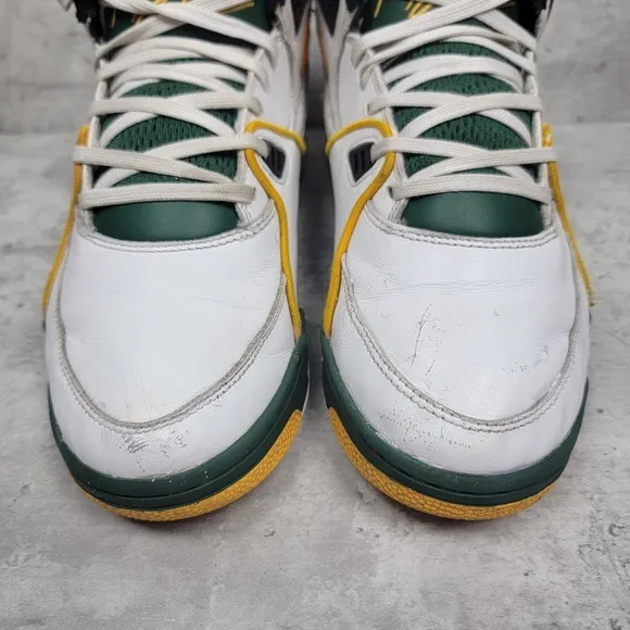 Nike Air Flight 89 Seattle Supersonics Mens Size 9.5 Athletic Shoes Sneakers