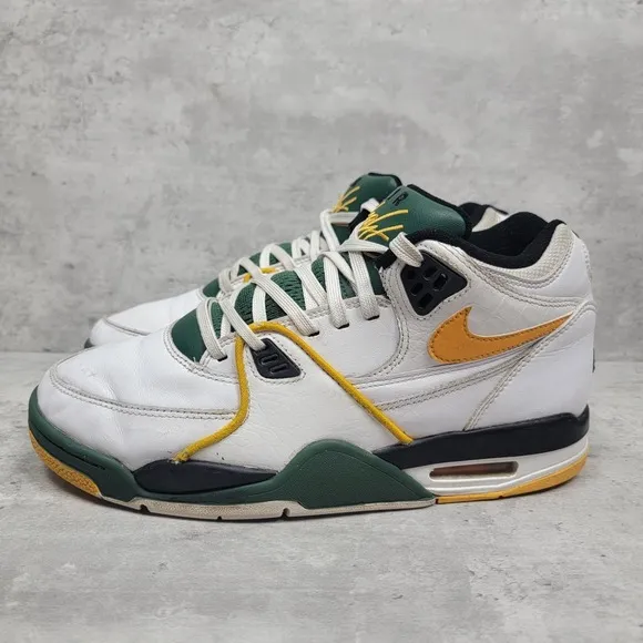 Nike Air Flight 89 Seattle Supersonics Mens Size 9.5 Athletic Shoes Sneakers