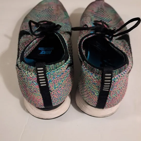 Nike Air Flyknit Racing Road Racer 2.0 Multicolored Running Sneaker Men's 9.5