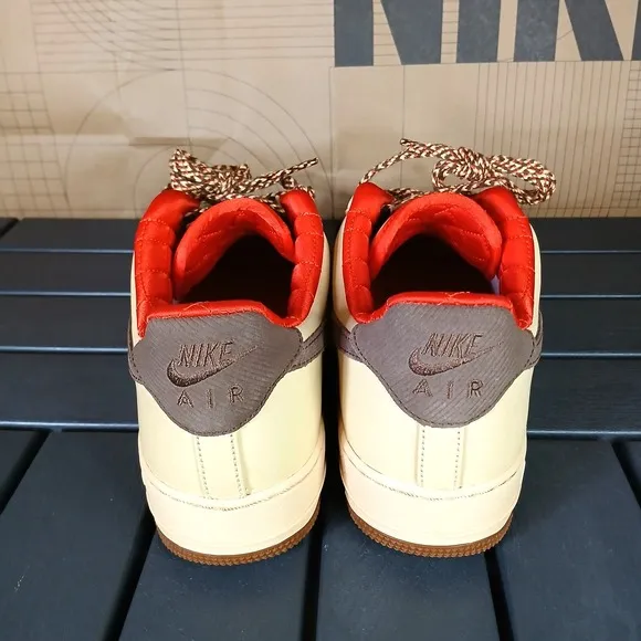 Nike Air Force 1 '07 Light British Tan Cacao HQ3447-222 Men's Size 9.5 - New NA