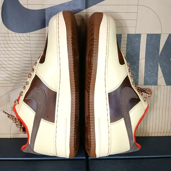 Nike Air Force 1 '07 Light British Tan Cacao HQ3447-222 Men's Size 9.5 - New NA