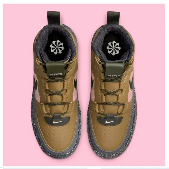 Nike Air Force 1 Boot NN Brown Kelp Sequoia DD0747-300 Men Sizes NWB no box top