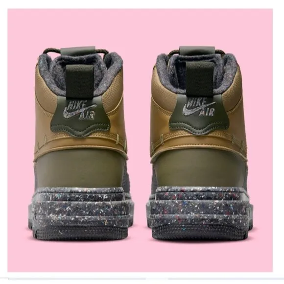 Nike Air Force 1 Boot NN Brown Kelp Sequoia DD0747-300 Men Sizes NWB no box top