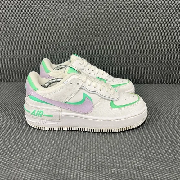 Nike Air Force 1 Low Shadow Infinite Lilac Football Grey Womens Sneakers Size 8