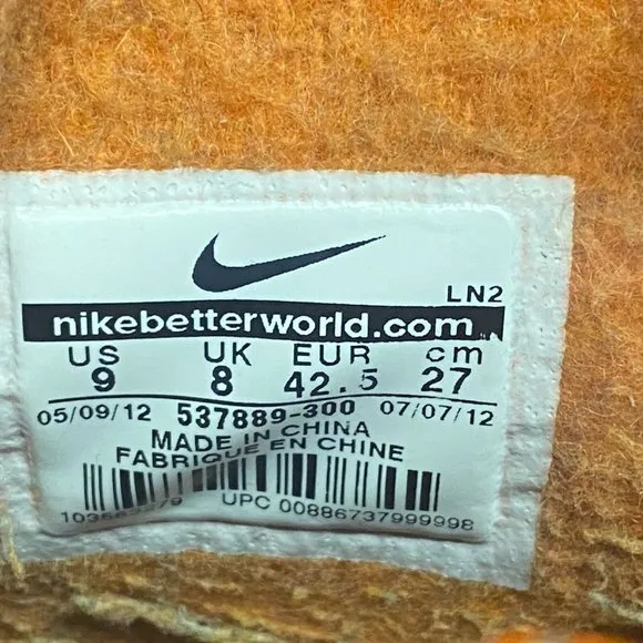 Nike Air Force 1 Military Boot Hi Top Sneaker shoes MENS SIZE 9 537889-300