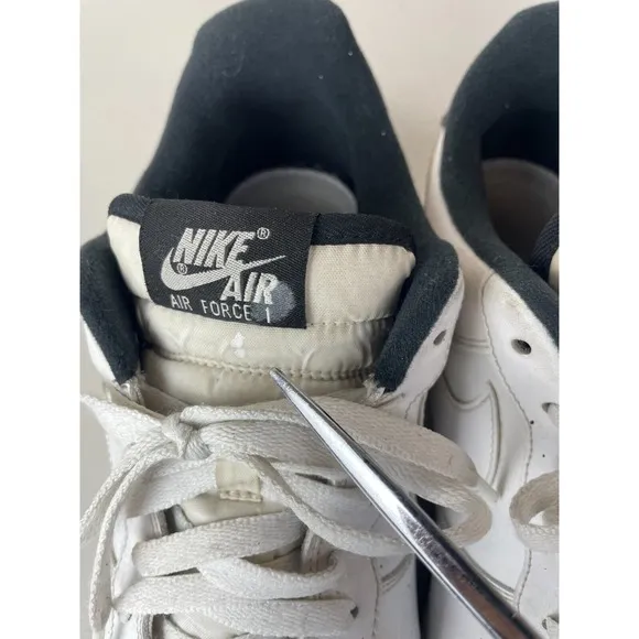Nike Air Force 1 Shoes Men 13 Black White 2007 CD0884 100 Comfort Casual Classic