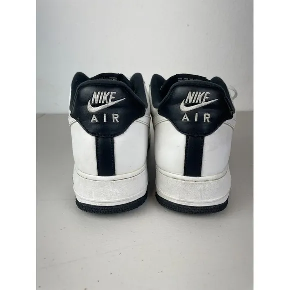 Nike Air Force 1 Shoes Men 13 Black White 2007 CD0884 100 Comfort Casual Classic