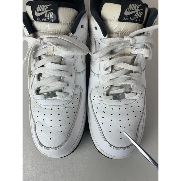 Nike Air Force 1 Shoes Men 13 Black White 2007 CD0884 100 Comfort Casual Classic