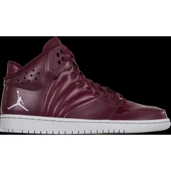 Nike Air Jordan  1 Flight 4  Maroon Sneakers Mens Size 9 US Athletic Shoes 7492