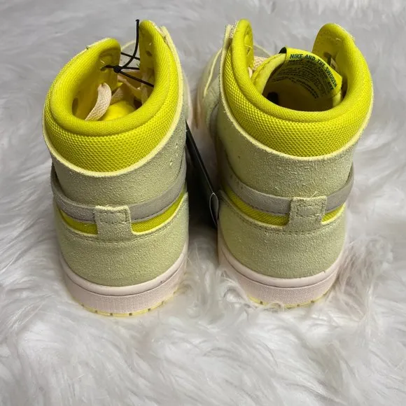 Nike Air Jordan 1 High Zoom Comfort 2 Womens Shoes Yellow DV1305-800 VNDS Size