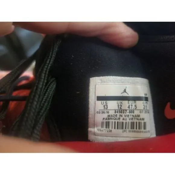 Nike Air Jordan 31 XXXI Chicago Bulls Red Black White 845037-600 size‎ 13