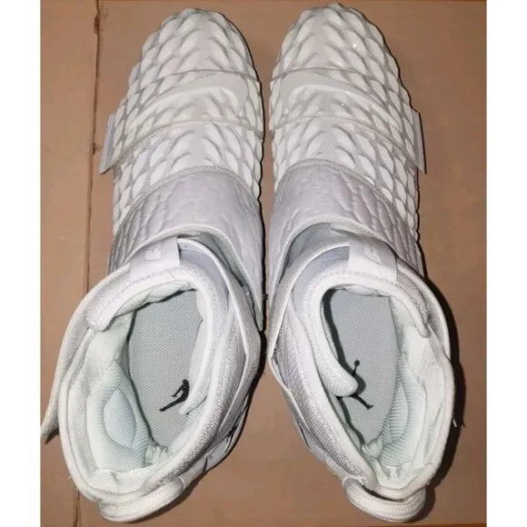 NIKE AIR JORDAN FORCE SAVAGE ELITE 2 FOOTBALL CLEATS WHITE MEN'S SIZE 16 NEW