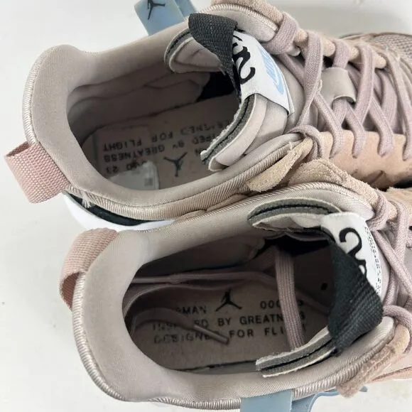 Nike Air Jordan MA2 Mushroom Sneakers Women's 8.5 Beige Lace Up Shoes CW5992-251