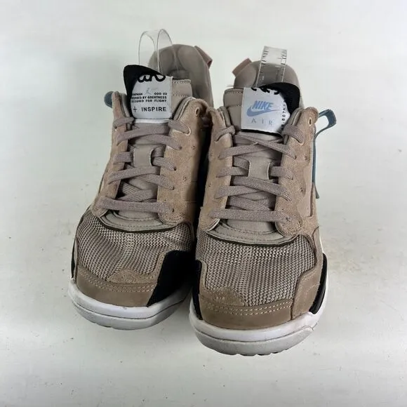 Nike Air Jordan MA2 Mushroom Sneakers Women's 8.5 Beige Lace Up Shoes CW5992-251