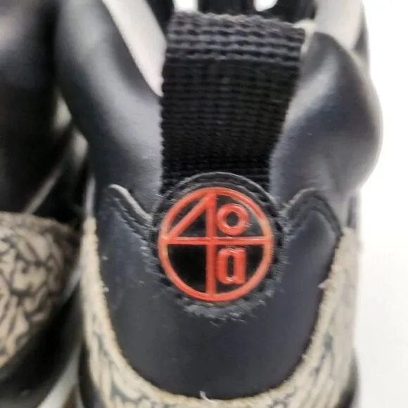 Nike Air Jordan Spizike Black Cement Gray Brooklyn Boys High Top Sneakers 6Y